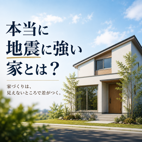 本当に地震に強い家とは? アイキャッチ画像